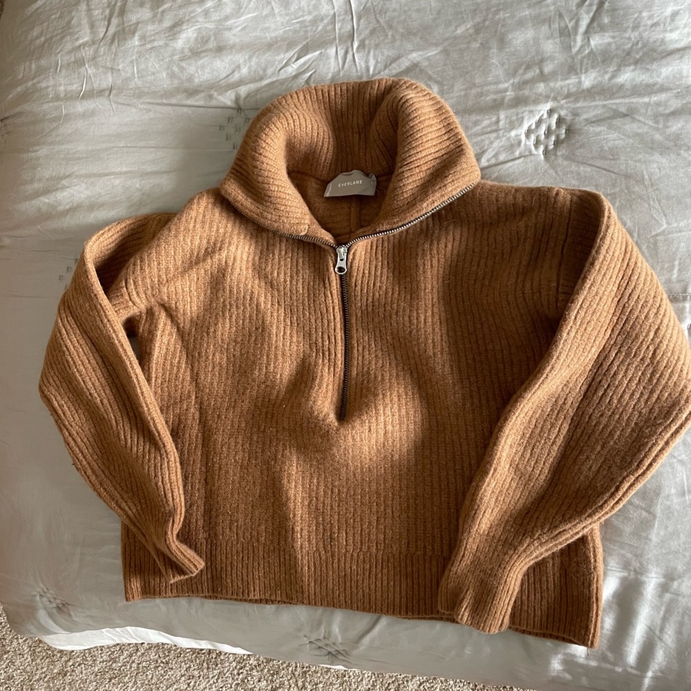 Everlane half zip sweater